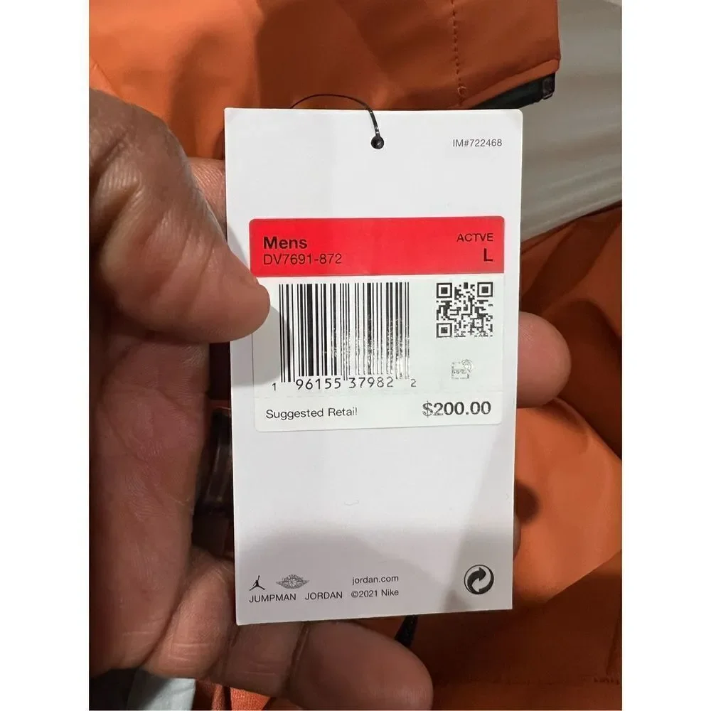 NWT Nike Jordan 23 Engineered Rain Trench Jacket Rust Oxide DV7699-872 M…